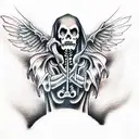 Grim Reaper tattoo design idea