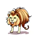 Lion que diga all we need is love tattoo design idea