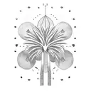 Palm Tree tattoo design idea