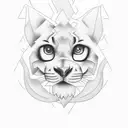 Create a unique tattoo template with the motif 'JJ5' for me. The two 'J's' should stand for 'Justin Junior' and the '5'  tattoo design idea