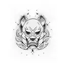 Create a unique tattoo template with the motif 'JJ5' for me. The two 'J's' should stand for 'Justin Junior' and the '5'  tattoo design idea
