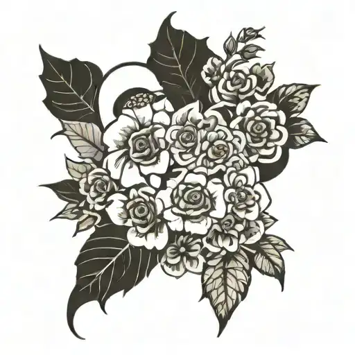 Mac Miller album covers tattoo design idea