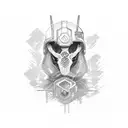 hustle tattoo design idea