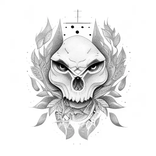 patience and perspective tattoo design idea