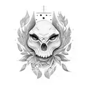 patience and perspective tattoo design idea