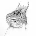 patience and perspective tattoo design idea