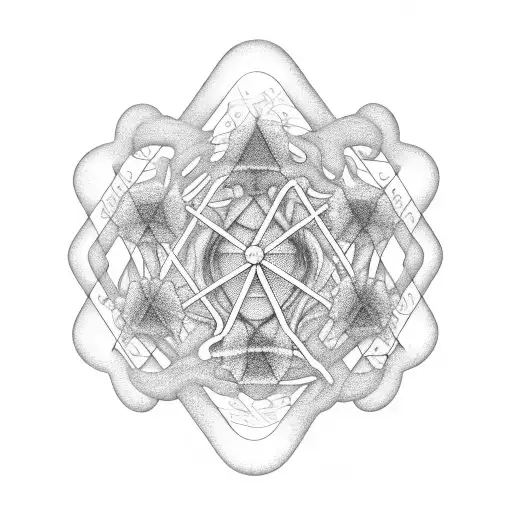 Serotonin molecule in the shape of a musical partition tattoo design idea