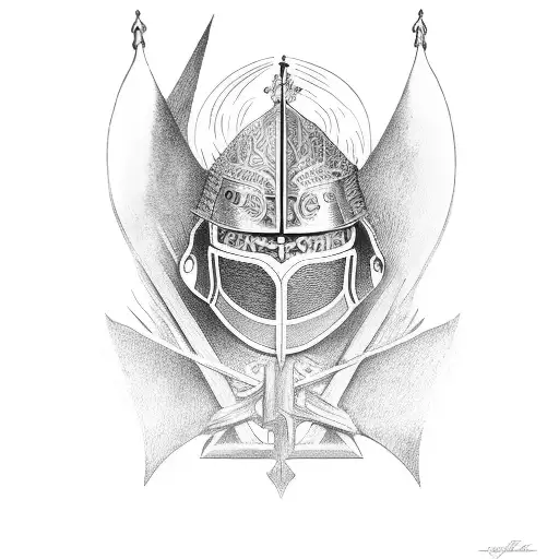 Joan of Arc tattoo design idea