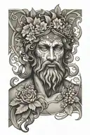 Dionysus tattoo design idea