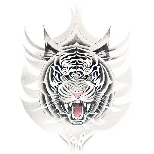 Rengoku Tigre  tattoo design idea