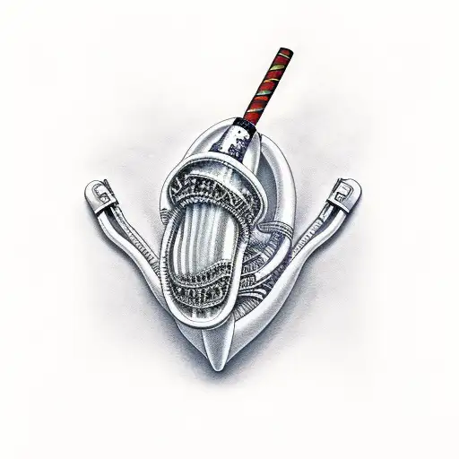 alien smoking weed tattoo design idea