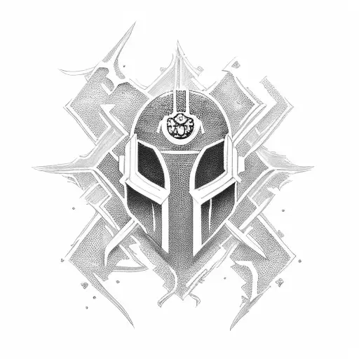 crusader tattoo design idea