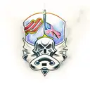 crusader tattoo design idea