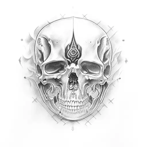 Book of life and death tattoo design idea