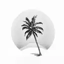 Palm Tree tattoo design idea