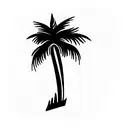 Palm Tree tattoo design idea