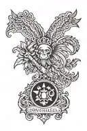 dominican republic logo tattoo design idea