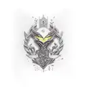 Elise League of legends  tattoo design idea