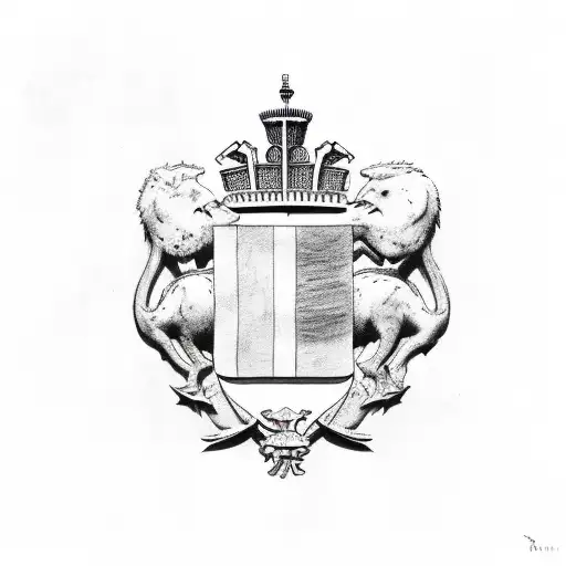 Italian flag tattoo design idea
