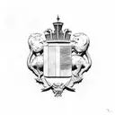 Italian flag tattoo design idea