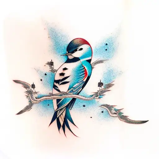 Swallow Bird tattoo design idea
