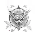 Sparrow tattoo design idea