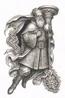 saint nicholas  tattoo design idea