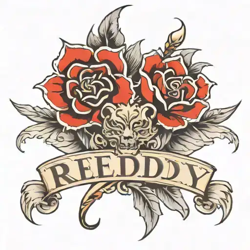 reddy name tattoo tattoo design idea