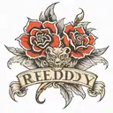 reddy name tattoo tattoo design idea