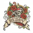 reddy name tattoo tattoo design idea