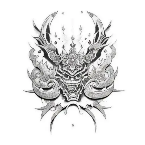 armour plating tattoo design idea