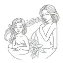 my sisters protector tattoo design idea