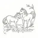 my sisters protector tattoo design idea