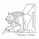 my sisters protector tattoo design idea