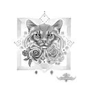 Create a meaningful tattoo capturing a daughter's love for her father, harmonizing birthdates, lucky numbers, and favori tattoo design idea