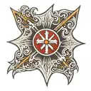 Maltese cross tattoo tattoo design idea