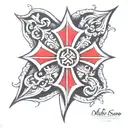 Maltese cross tattoo tattoo design idea