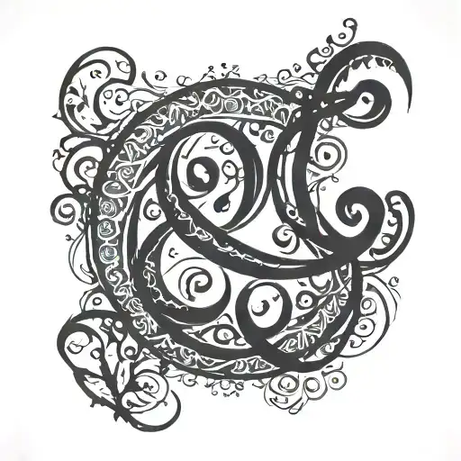 arabic calligraphy tattoo design idea