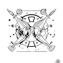 gemini tattoo design idea