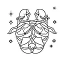 gemini tattoo design idea