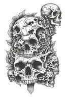 real human vertebrae tattoo design idea