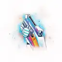 glock 23 tattoo design idea