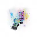 glock 23 tattoo design idea
