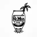 Rum And coke with Rum tattoo design idea