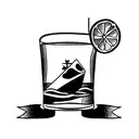 Rum And coke with Rum tattoo design idea