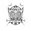 Rum And coke with Rum tattoo design idea