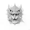 HATE LOVE tattoo design idea