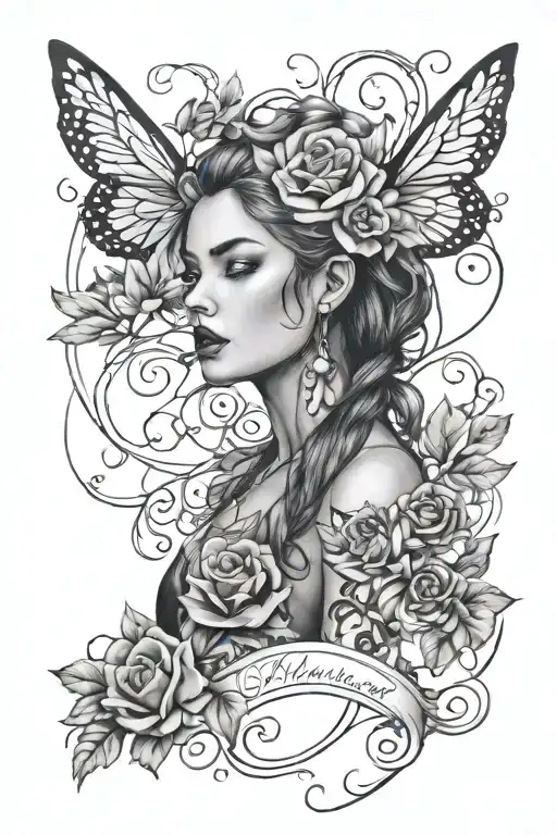 Names Jill Nicolette Juliana Eve tattoo design idea