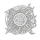 A symbol that struggles by continuing on its own, despite all the difficulties. tattoo design idea