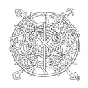 A symbol that struggles by continuing on its own, despite all the difficulties. tattoo design idea